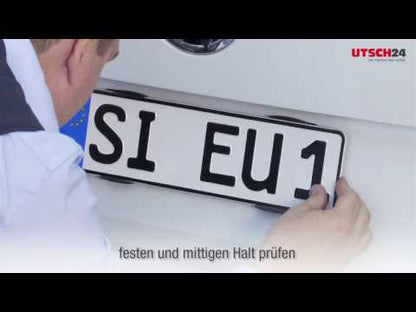 Rahmenlose Kennzeichenhalter Simple Fix 2er Set